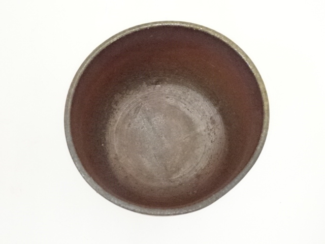 茶道具　時代物　備前焼　お茶碗　骨董品、美術品 道具 ] - 道具 京焼 蔭山良斎造 源氏物語幻茶碗（共箱